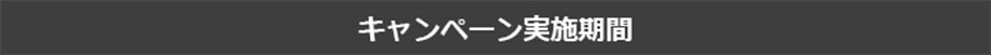 キャンペーン実施期間