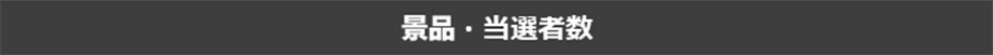 景品・当選者数