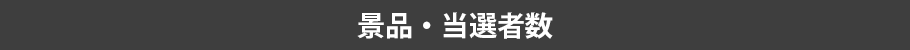 景品・当選者数